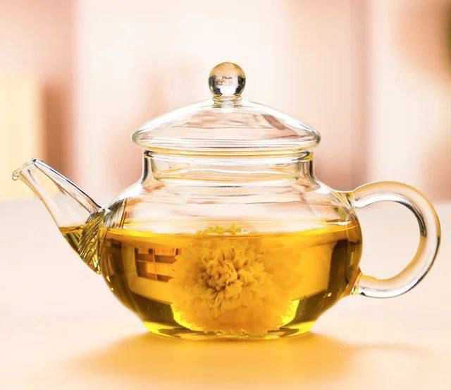 قوری زعفران وارداتی ساخت چین جنس پیرکس شعله مستقیم