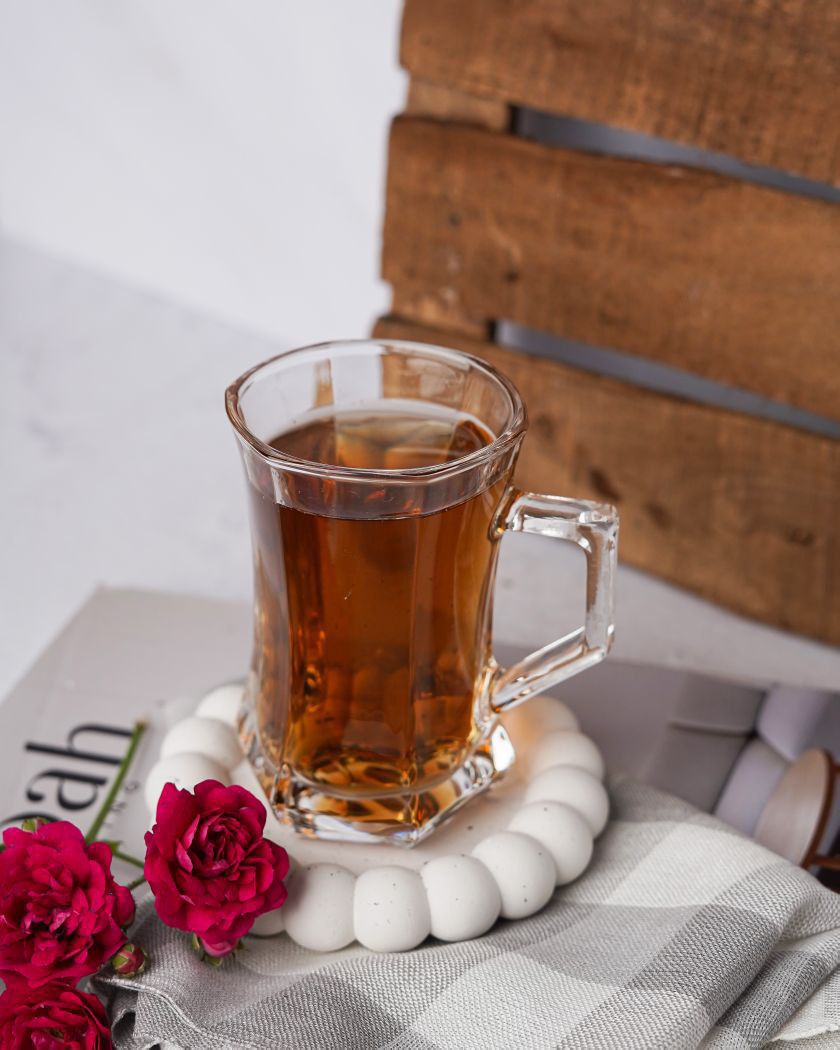استکان وارداتی ساخت چین مدل گلکسی جنس بلور آنتی شوک
