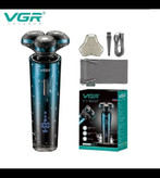 ماشین اصلاح صورت مارک VGR وارداتی ساخت چین مدل V-311 سه تیغ ضد آب نحوه اصلاح چرخشی جنس تیغه استیل پیشرفته
