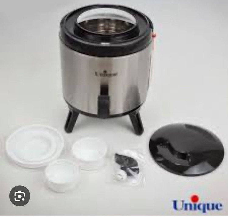 کلمن مارک یونیک اصل شرکتی مدل UN-7581 حجم ۶ لیتر جنس بدنه استیل