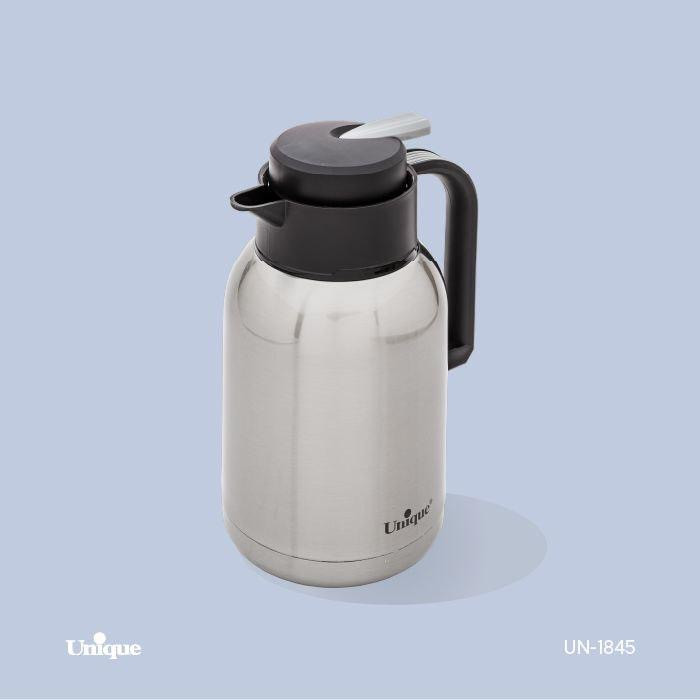 فلاسک مارک یونیک اصل شرکتی کد UN-1845 جنس داخل استیل گنجایش 2 لیتر نگهداری بالای ۱۰ ساعت