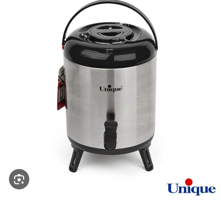 کلمن مارک یونیک اصل شرکتی مدل UN-7593 حجم ۸ لیتر جنس بدنه استیل