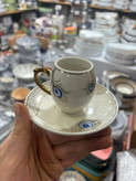 فنجان و نعلبکی قهوه خوری وارداتی ساخت چین جنس چینی بن چاینا