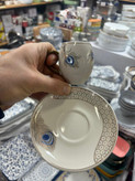 فنجان و نعلبکی قهوه خوری وارداتی ساخت چین جنس چینی بن چاینا