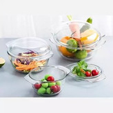 ست ۳ قابلمه پیرکس مارک PYREX وارداتی اصل فرانسه شعله مستقیم حجم ۱/۳ و ۲/۱ و ۳ لیتر