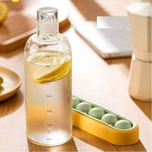 بطری پیرکس ۵۰۰ میل وارداتی ساخت چین مدل دتاکس واتر درب پیرکس