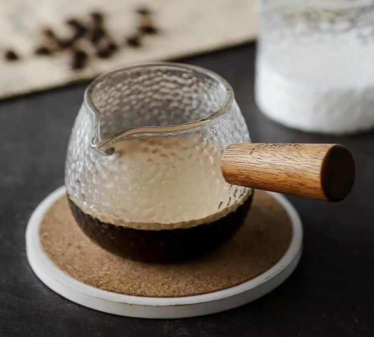 سس خوری پیرکس دسته بامبو وارداتی ساخت چین مناسب سس و زعفران