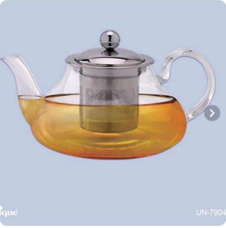 قوری پیرکس ۸۰۰ میل مارک یونیک اصل شرکتی کد UN-7904 شعله مسقیم کف ۱۵ سانت