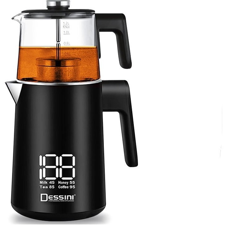 چایساز برقی مارک دسینی کد DS1980 وارداتی ساخت چین دارای دسته عایق حرارت و خاموشی خودکار بعد از جوش آمدن