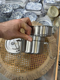 ظرف غذا دو طبقه استیل ۳۰۴ درجه یک مارک وایت پین وارداتی ساخت چین