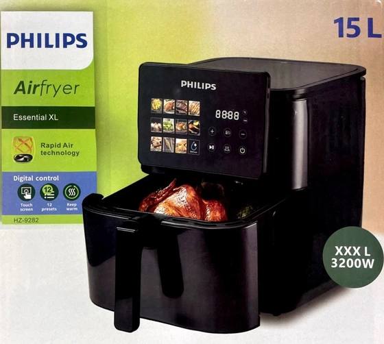 هواپز مارک فیلیپس وارداتی ساخت چین مدل HZ-9282 ظرفیت ۱۵ لیتر دیجیتال با تکنولوژی Rapid Air