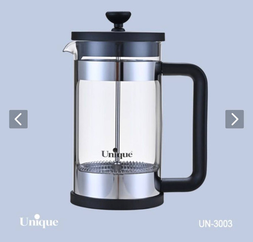 فرنچ پرس پیرکس آنتی شوک مارک یونیک اصلی شرکتی کد UN-۳۰۰۳ وارداتی ساخت چین جنس بسیار ضخیم و سنگین حجم ۶۰۰ میل