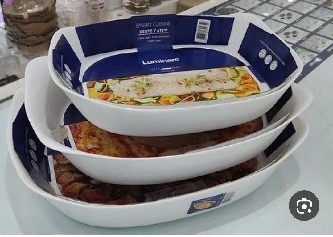 ست سه تابه مستطیل آرکوپال مارک لومینارک اصل فرانسه