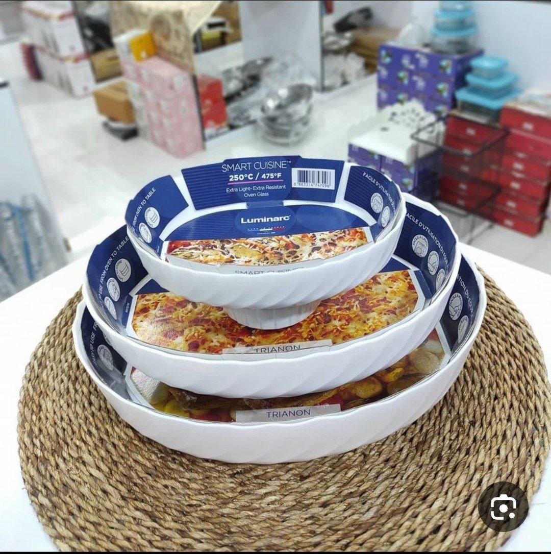 ست سه تابه دالبری بیضی آرکوپال مارک لومینارک اصل فرانسه