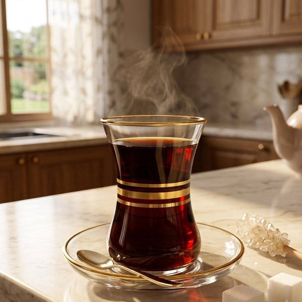 فنجان تک کمر باریک لب طلا مارک پاشاباغچه اصل ترکیه وارداتی نعلبکی ندارد