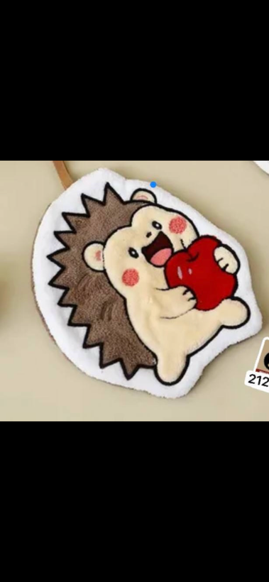 دستگیره حوله ای مارک وایت پین وارداتی ساخت چین طرح جوجه تیغی آویزدار